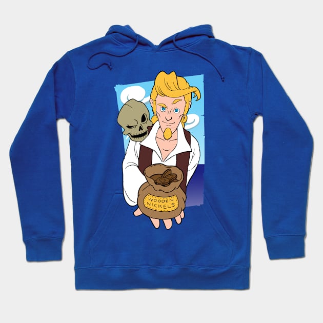 Guybrush and Murray Hoodie by spookyruthy